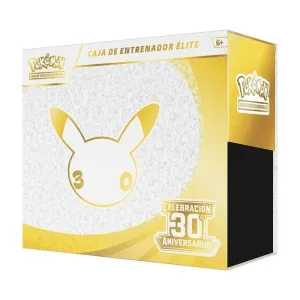 POKEMON TCG 30 ANIVERSARIO CAJA ENTRENADOR DE ÉLITE (INGLÉS)