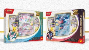 POKEMON TCG 30 ANIVERSARIO EX BOX GRENINJA / SYLVEON (INGLÉS)