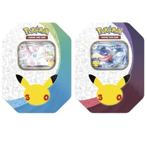 POKEMON TCG 30 ANIVERSARIO EX TIN SYLVEON / GRENINJA