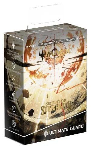 MTG SECRETS OF STRIXHAVEN ARMAGEDDON SLEEVES ULTIMATE GUARD 100U