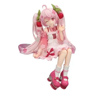 HATSUNE MIKU ESTATUA PVC NOODLE STOPPER SAKURA MIKU 2025 WINK VER. 19CM.