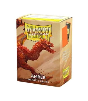 DRAGON SHIELD AMBER 100 SLEEVES BOX