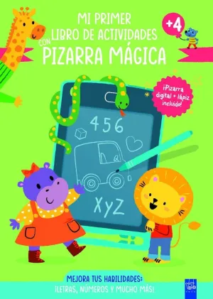 MI PRIMER LIBRO DE ACTIVIDADES CON PIZARRA MÁGICA. VERDE