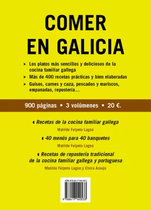 COMER EN GALICIA ( 3 VOLÚMENES )